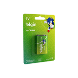 Bateria Alcanina 9V | 6L61 - ELGIN