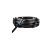 Rolo de 100M Cabo PP 2X1,00 MM Preto 100% Cobre - KBC