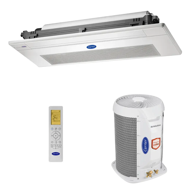 Ar Condicionado  ( Cond+Evap ) Cassete 1 Via Inverter Midea R-32 12.000 Btus Frio 220v - Carrier