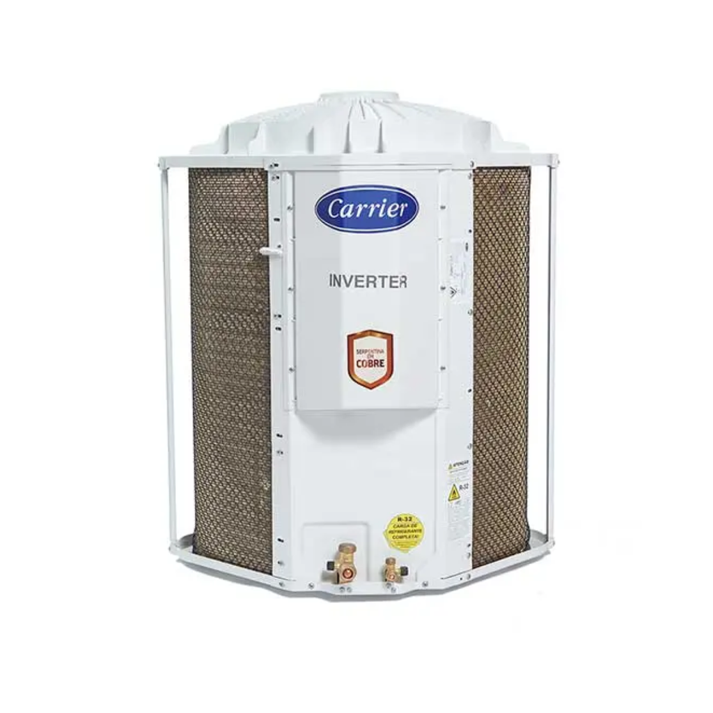 Ar Condicionado ( Cond+Evap +Painel ) Cassete Plus 24.000 Btus Frio  R32 220v  4 vias - Carrier