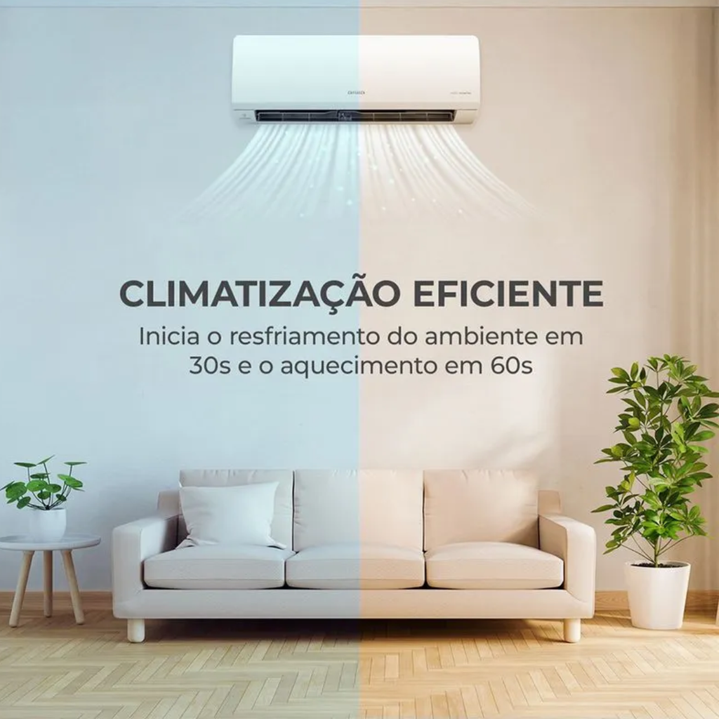 Ar Condicionado Split High Wall High Inverter 12.000 Btus R32 C-Wifi - Aiwa
