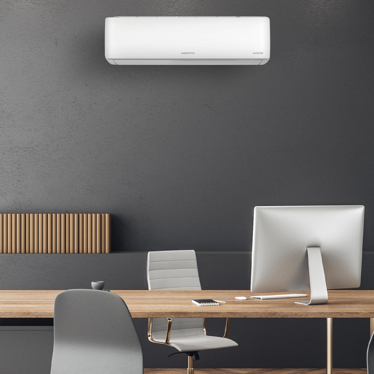 Ar Condicionado ( Cond+Evap ) Split Hi Wall Agratto Zen Top 9.000 Btu/h Frio / R32 / 220v - AGRATTO