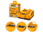 Carregador De Bateria Inteligente 20V Rápido 4.0A Bivolt 110-240V - INGCO
