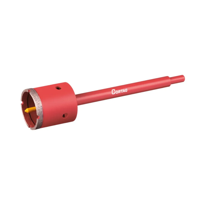 Serra Copo Diamantada P/ Alvenaria C/ Haste e Pino Guia 53mm - Cortag
