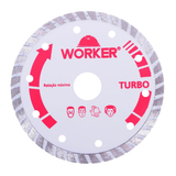 Disco Diamantado Turbo 110x20mm Az - Worker