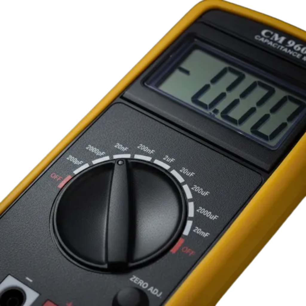 Capacimetro Digital CM9601A ( 9 faixas ate 20 uf ) - Cimport