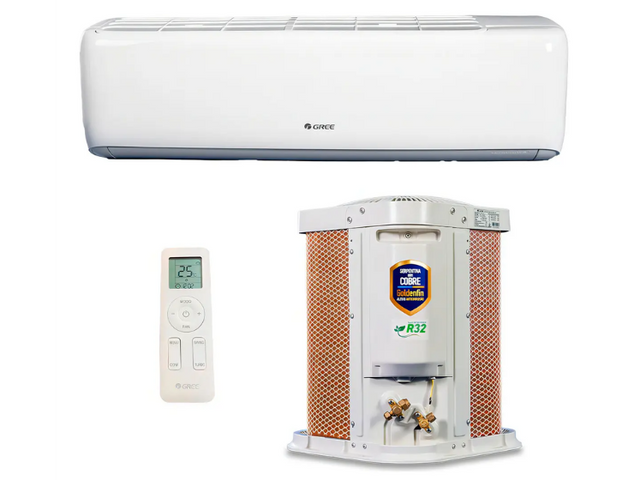 Ar Condicionado ( Cond+Evap ) Inverter Split Hi Wall G-Top Auto 2 - 9.000 Btus 220v ( R32) (WI-FI) - Gree
