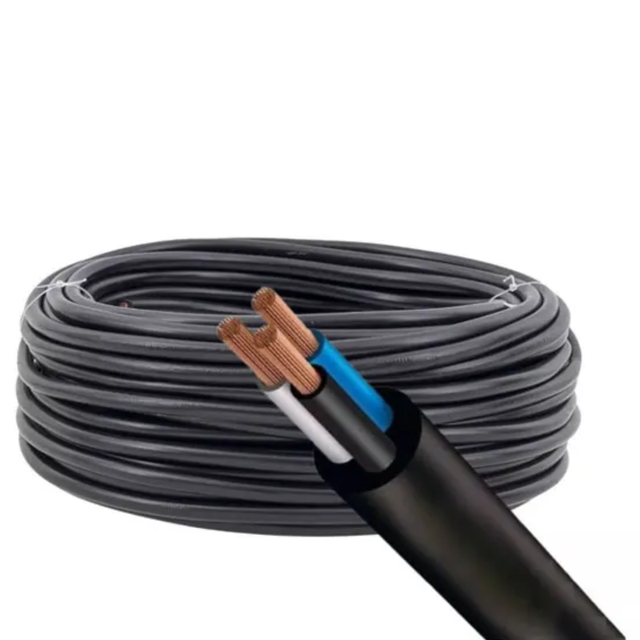 Rolo de 100M Cabo PP 3X2,50 MM Preto 100% Cobre - KBC