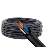 Rolo de 100M Cabo PP 3X2,50 MM Preto 100% Cobre - KBC