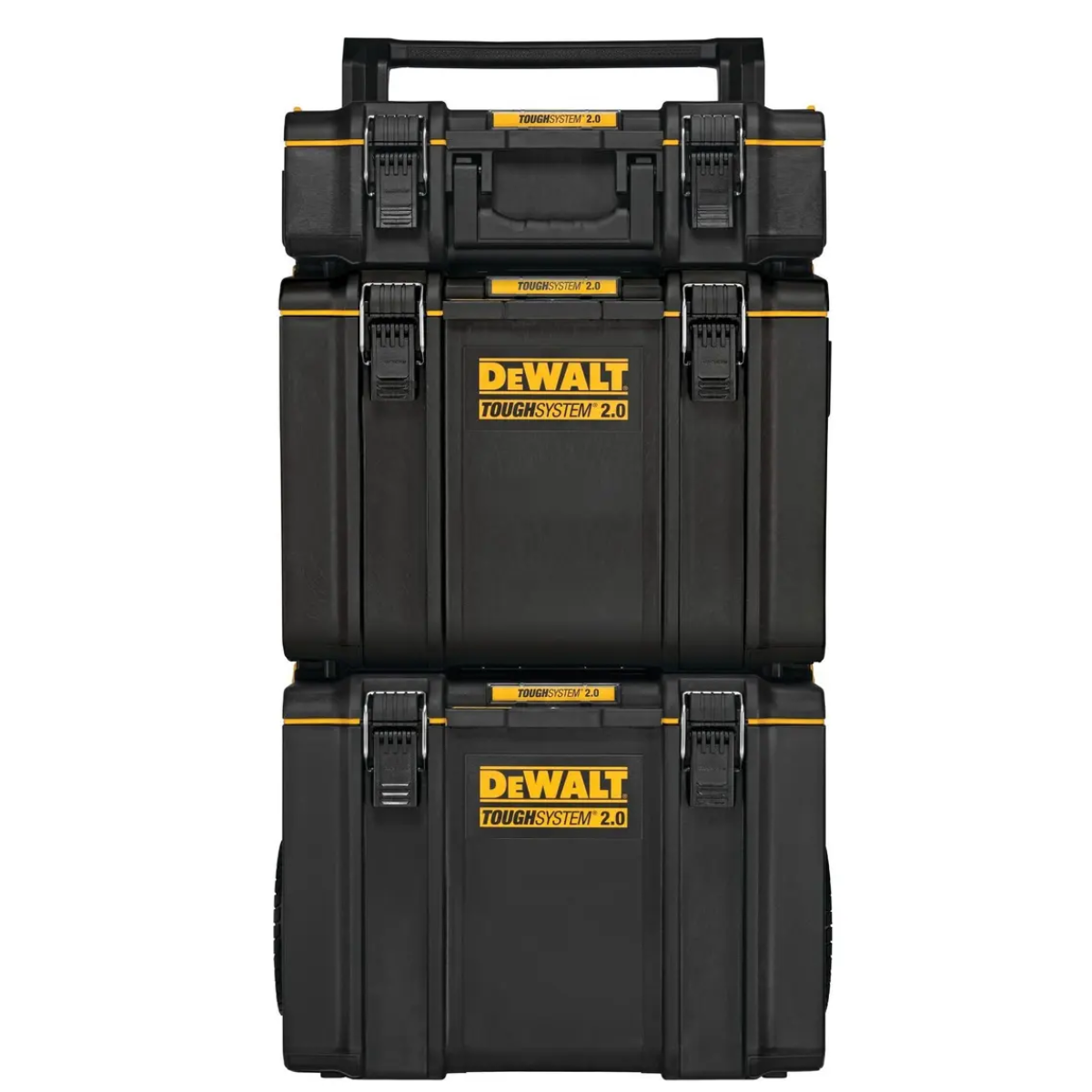 Kit Caixas Organizadora com Rodas Toughsystem Em Torre 3 peças - DeWalt