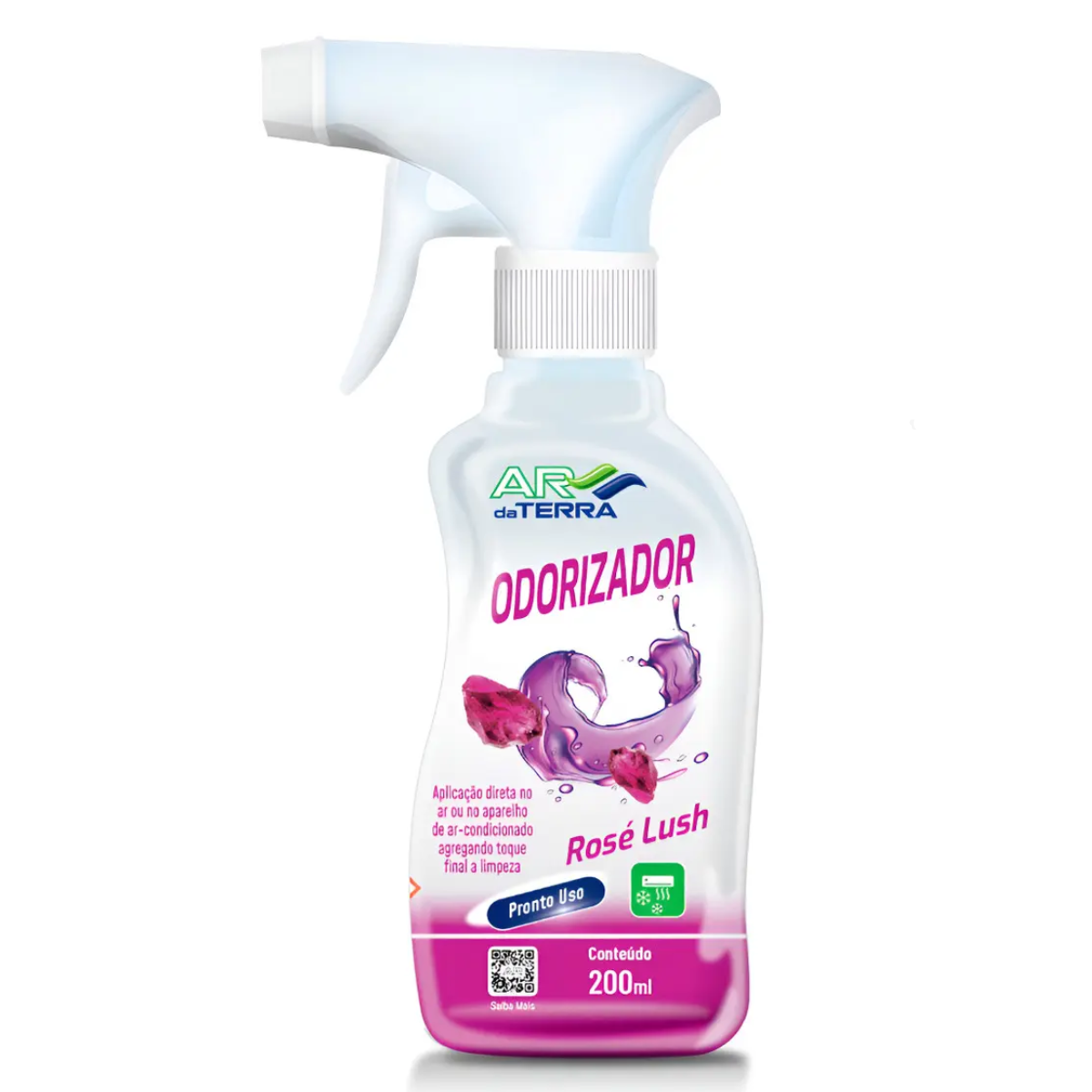 Odorizador Rose Lush 200ML - Ar Da Terra