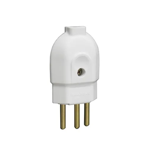 Plugue Macho 3p 20a Branco - TRAMONTINA