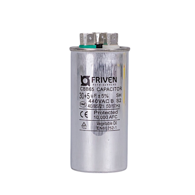 Capacitor 30 + 5 Uf 440v - Friven