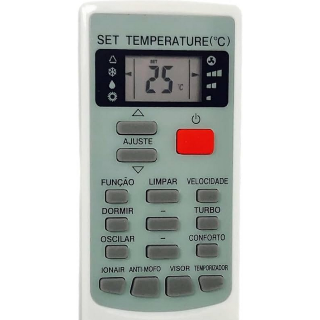Controle Remoto Para Ar Condicionado Elgin - FBG