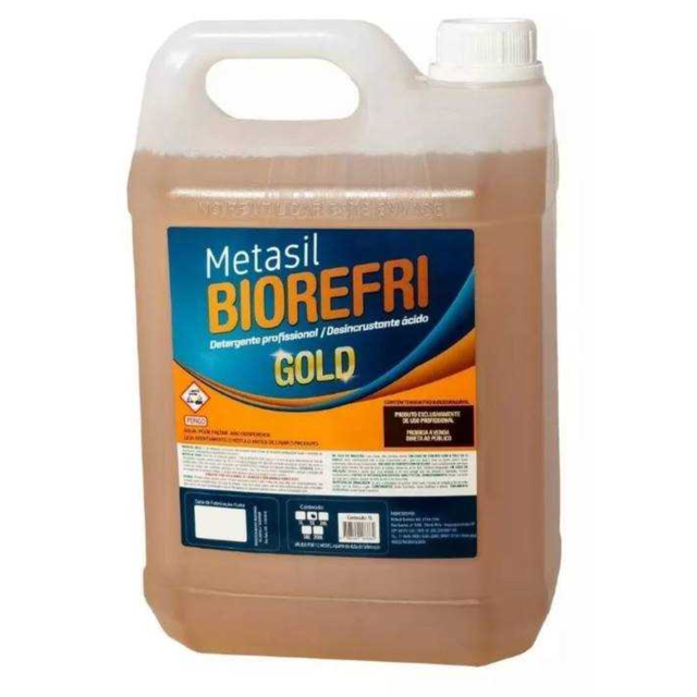 Detergente Desincrustante Biorefri Gold 5L - Metasil