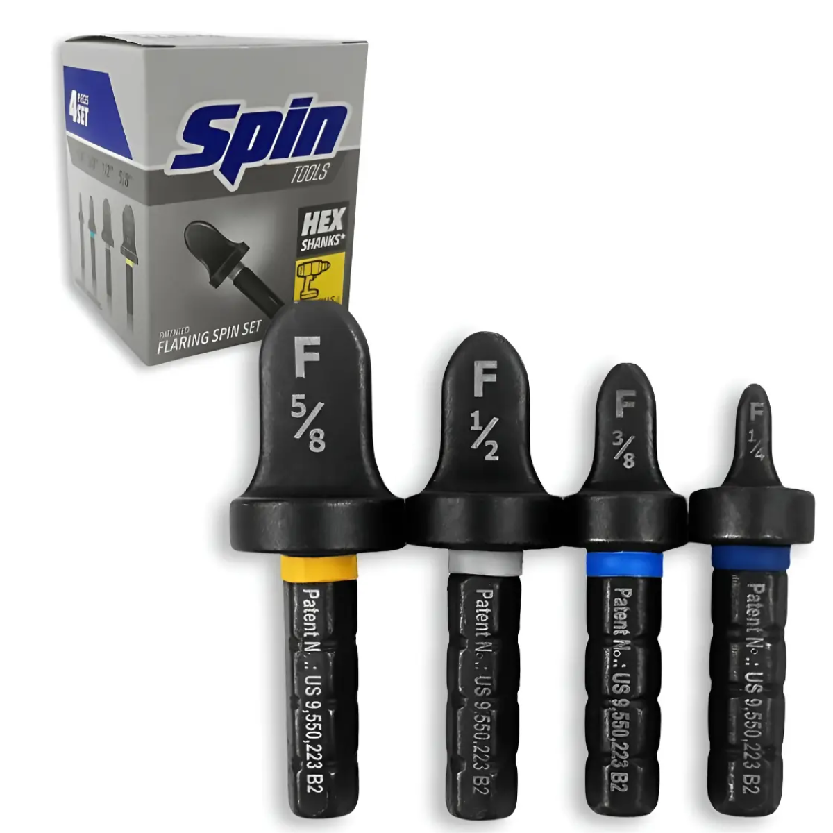 Kit Flangeador Spin Hex 4 PEÇAS ( F4000 )