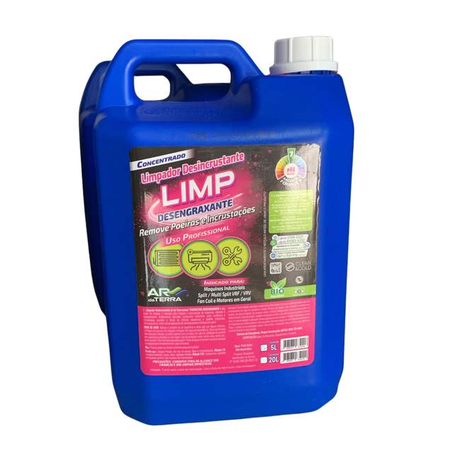 Limpador Desincrustante e Desengraxante Galão 5L - Ar da terra