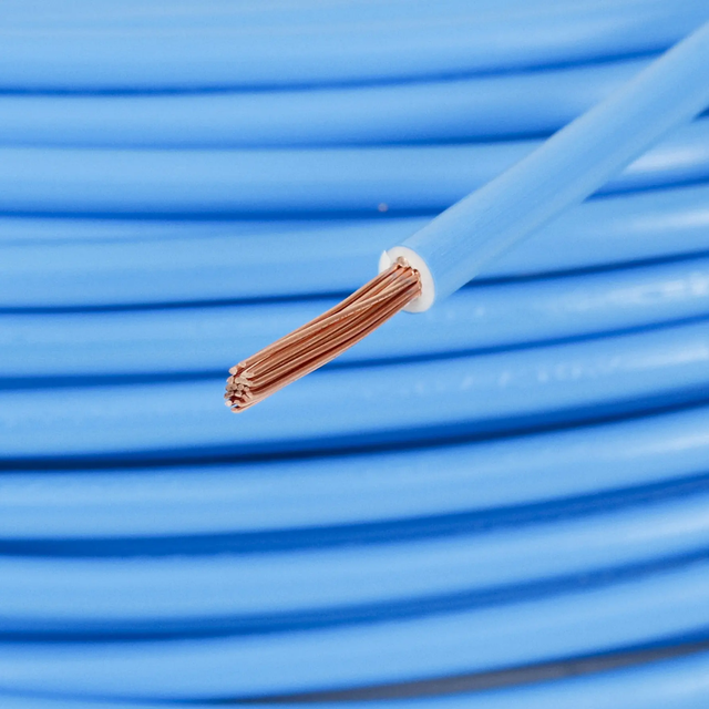 Rolo Cabo Flexível 1x6,00mm 100% Cobre 450/750V Azul - Iberica