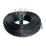 Rolo de 100M Cabo PP 5X1,50 MM Preto 100% Cobre - Br Cabos