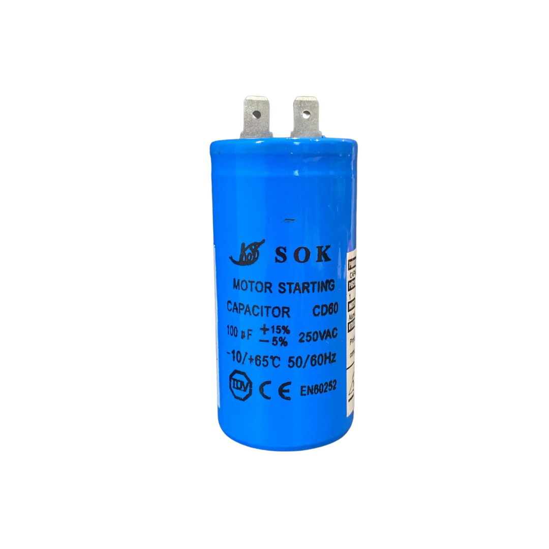 Capacitor Partida 100uf 250vac - SOK