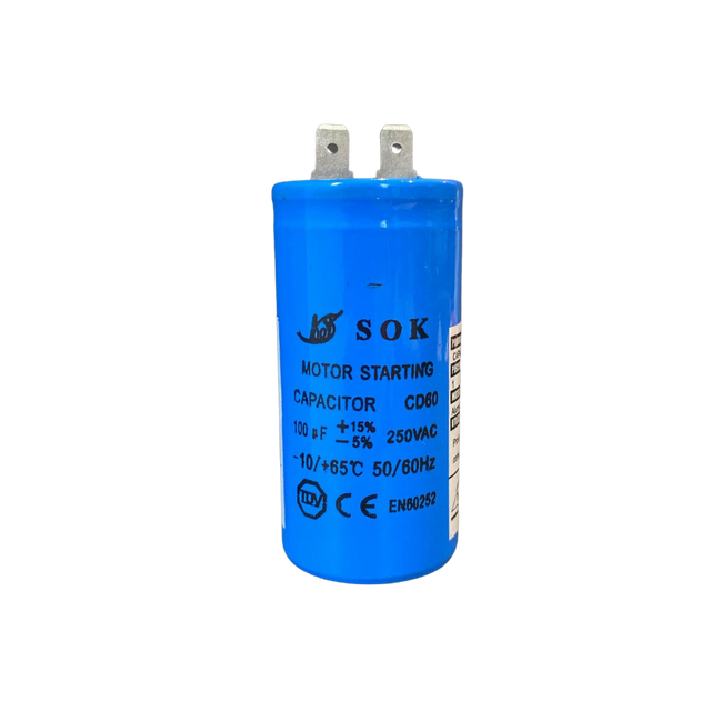Capacitor Partida 100uf 250vac - SOK