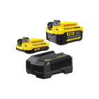 Kit 2 Baterias 20v 2ah E 4ah + Carregador e Bolsa  -  Stanley