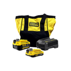 Kit 2 Baterias 20v 2ah E 4ah + Carregador e Bolsa  -  Stanley