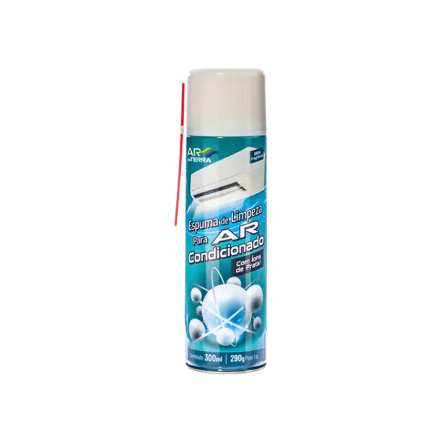 Espuma de Limpeza para Ar Condicionado com Íons de Prata 300ml - Ar da Terra