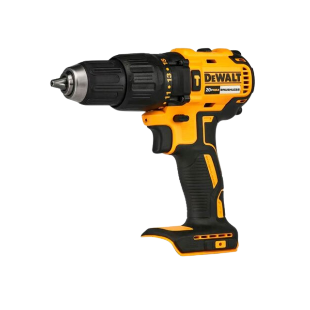 Parafusadeira / Furadeira Impacto 13 mm / 1750 RPM c/ Brushless (1 Bateria 20V Max / Carregador bivolt / Bolsa) (DCD7781D1BR)  - DeWalt