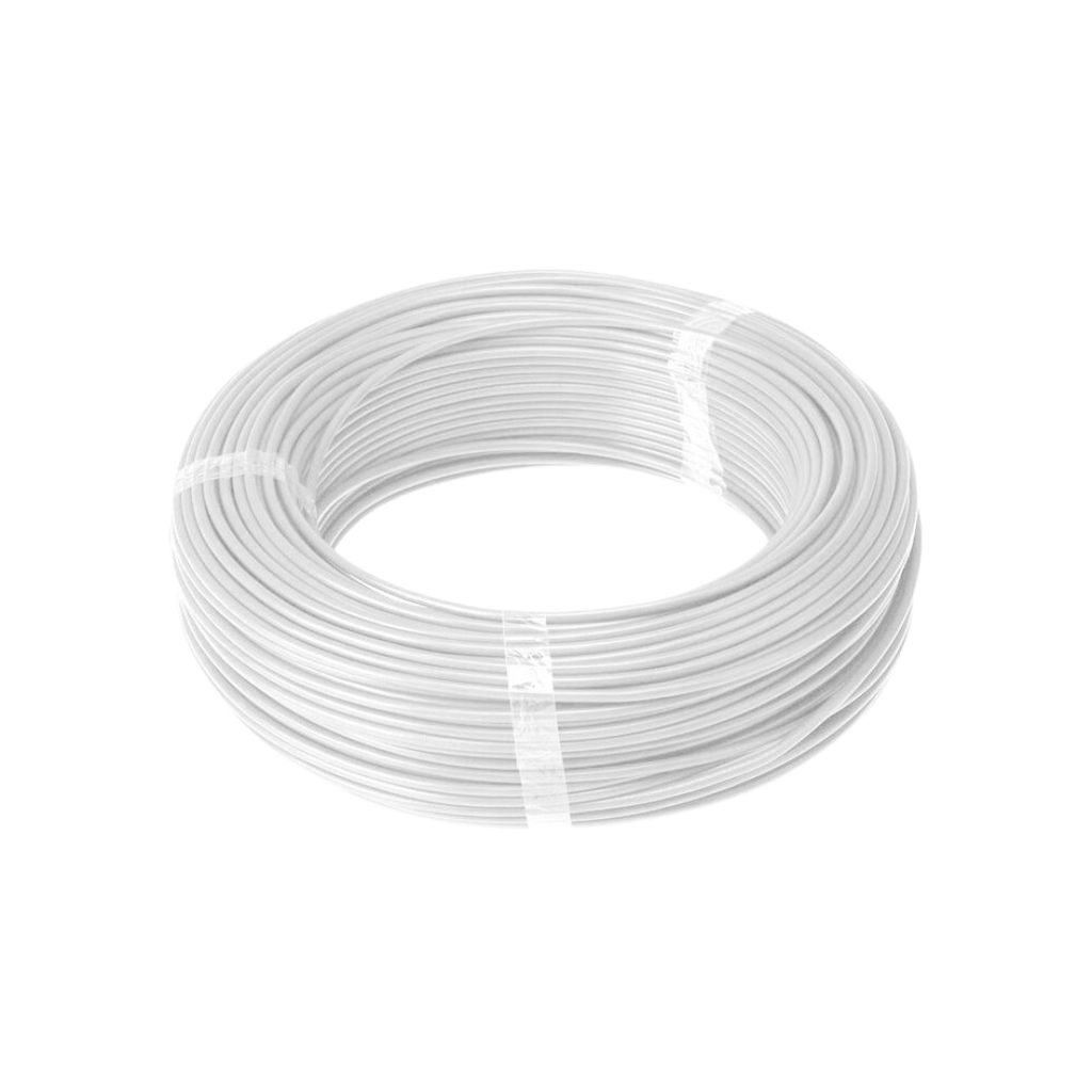 Cabo Flexível 1x2,5mm Branco 750v - Megatron/Cobrecom