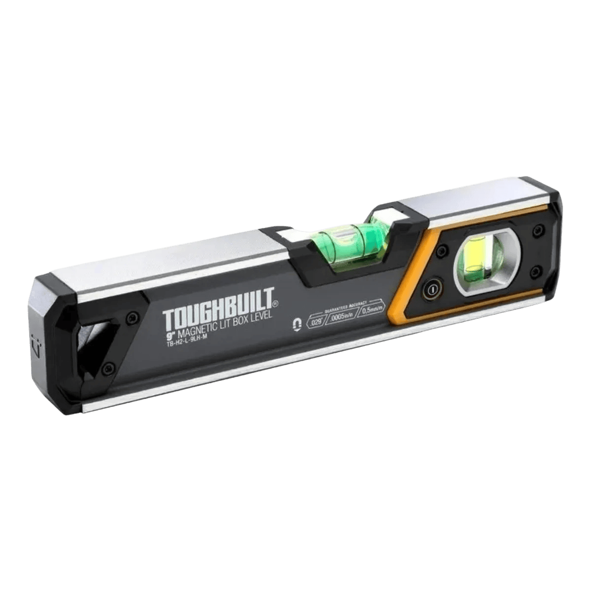 Nivel De Bolha Com Iluminação E Magnetico De 23 CM (9) -Toughbuilt