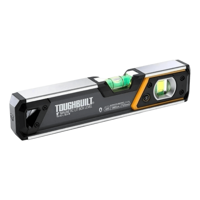 Nivel De Bolha Com Iluminação E Magnetico De 23 CM (9) -Toughbuilt