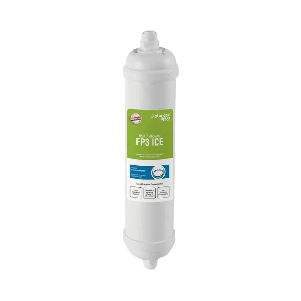 Refil FP3 - Compatível com Geladeiras side by side com conexão para mangueira de 1/4 externa