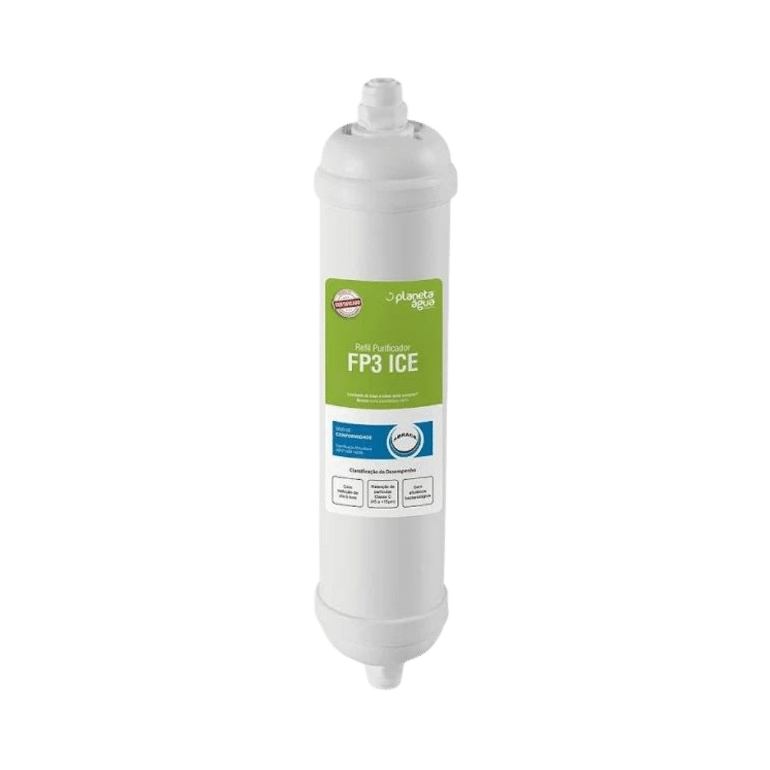 Refil FP3 - Compatível com Geladeiras side by side com conexão para mangueira de 1/4 externa