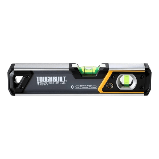 Nivel De Bolha Com Iluminação E Magnetico De 23 CM (9) -Toughbuilt