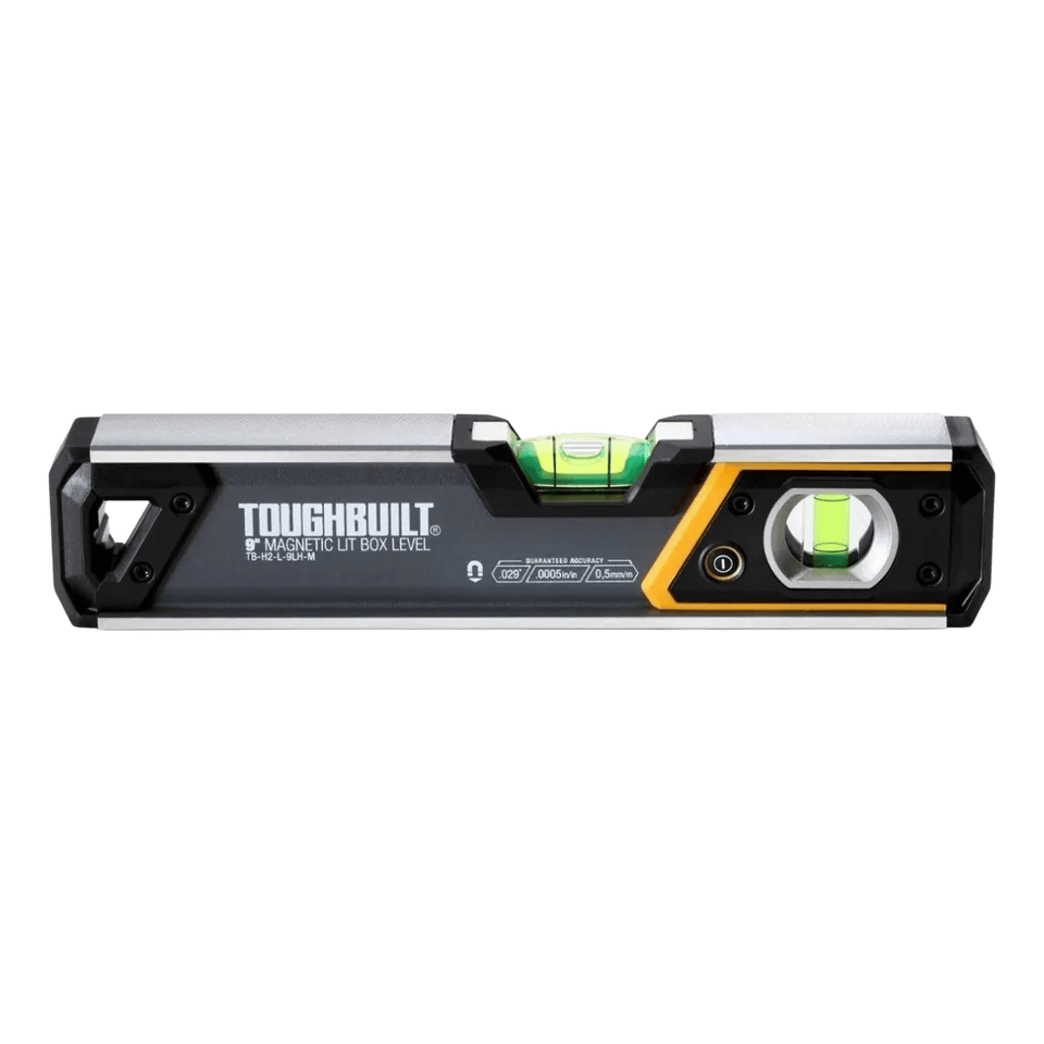 Nivel De Bolha Com Iluminação E Magnetico De 23 CM (9) -Toughbuilt