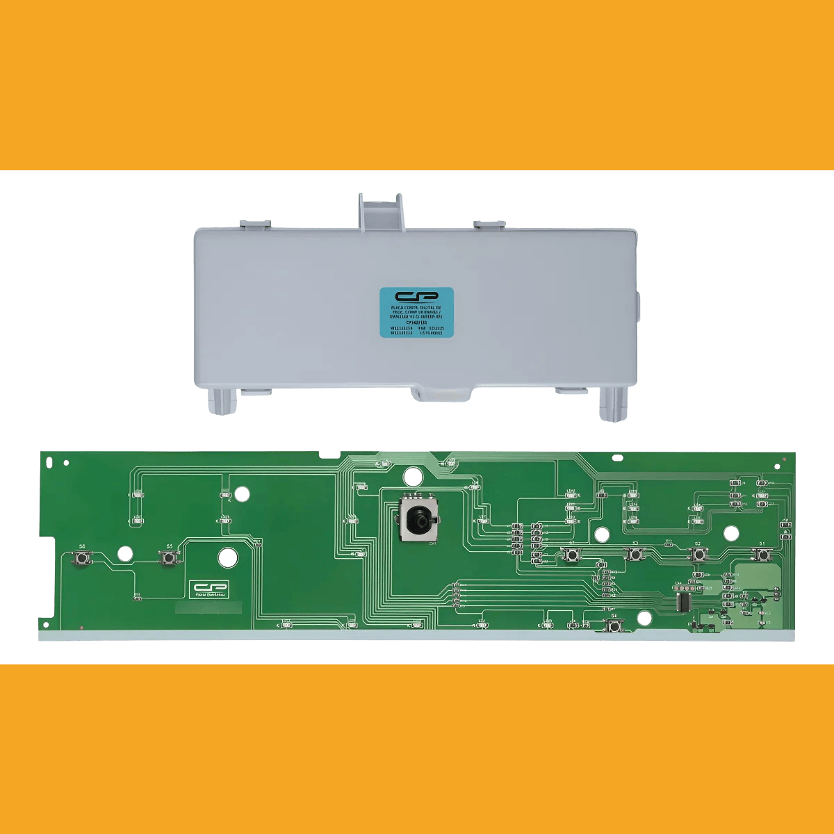 Placa controladora digital de processo compatível lavadora BWH15 e BWN15 Versão 2 com potência bivolt - CP