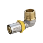 Cotovelo Macho p/ Gás 16mm x 1/2 Prensar (Multicamada)  - EMMETI