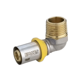 Cotovelo Macho p/ Gás 16mm x 1/2 Prensar (Multicamada)  - EMMETI