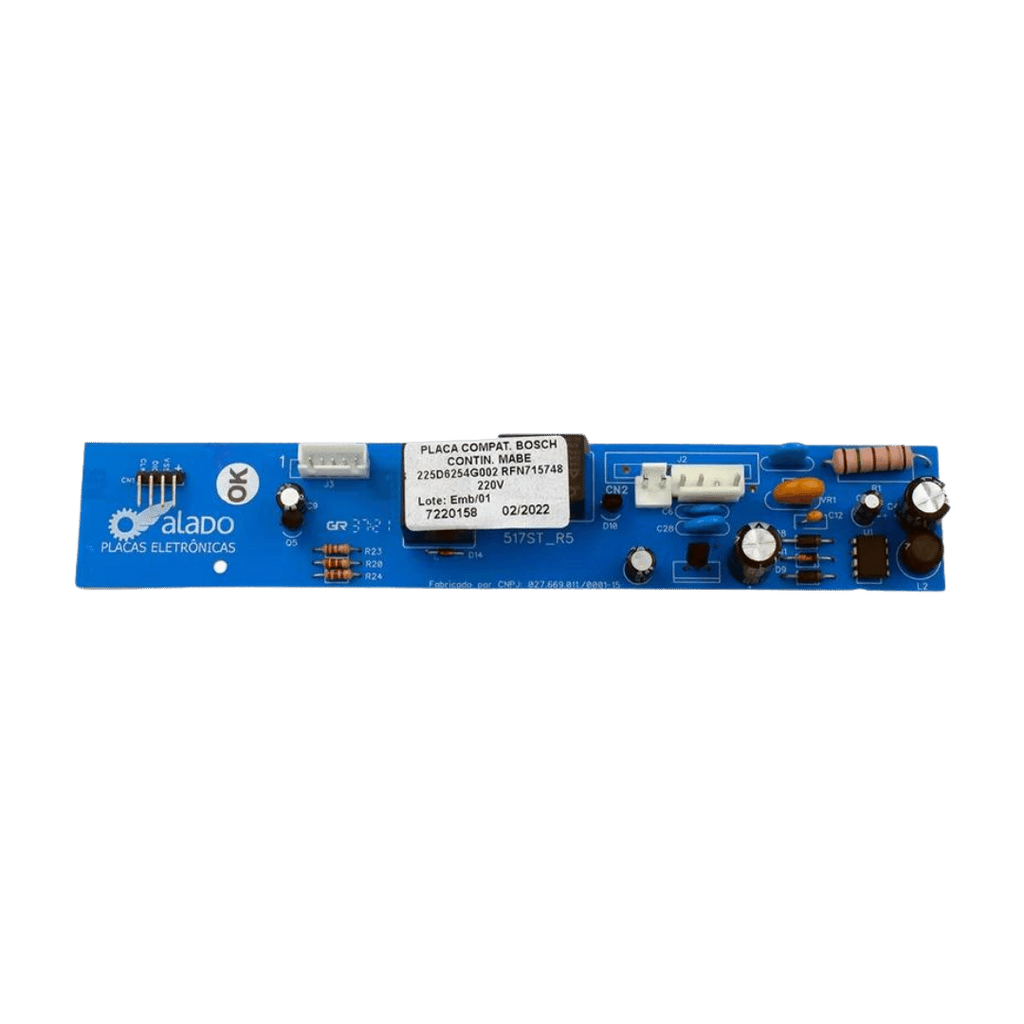 Placa. Bosch Continental Mabe 225d 6254 G002 Rfn715748 ( pino invertido ) 220v - Alado
