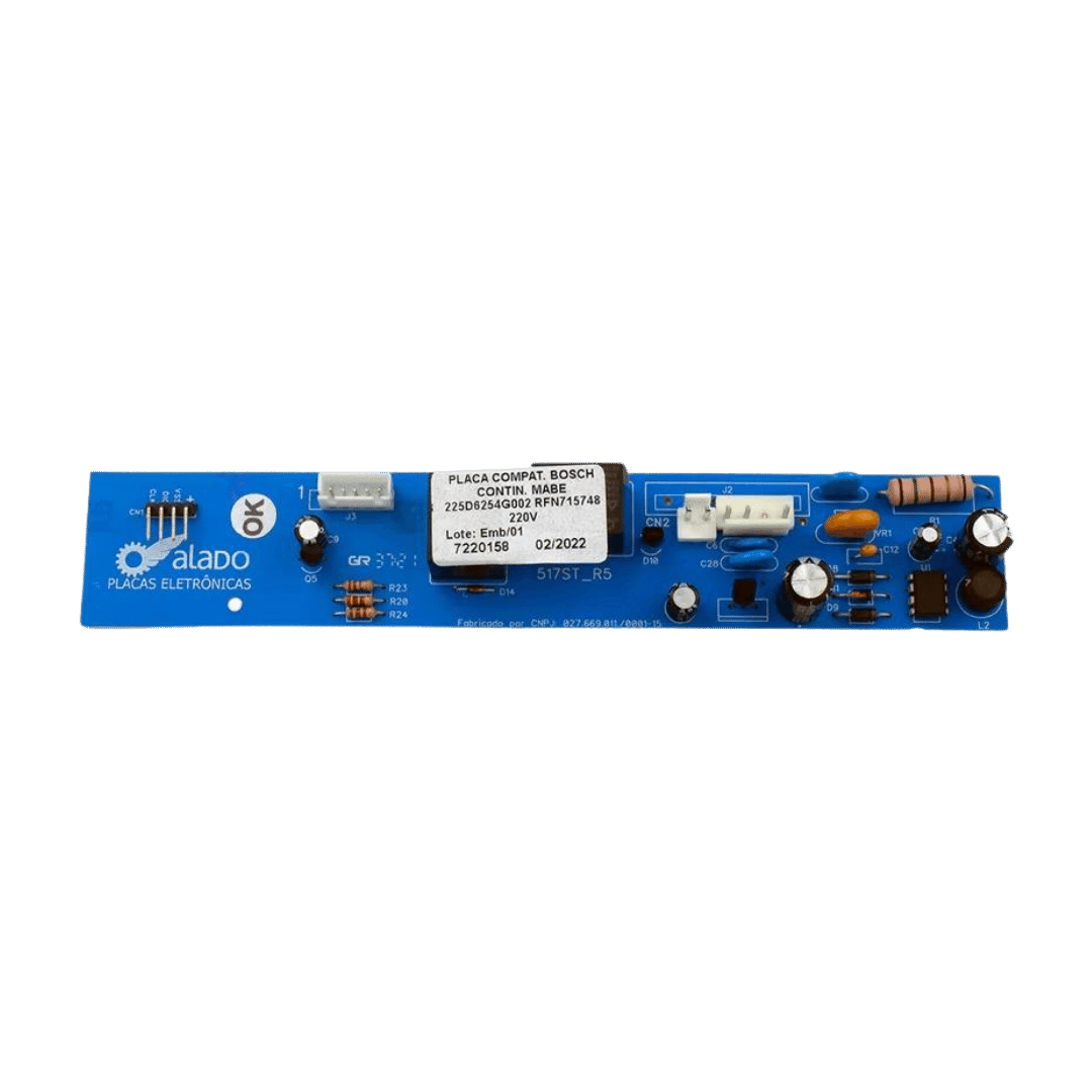 Placa. Bosch Continental Mabe 225d 6254 G002 Rfn715748 ( pino invertido ) 220v - Alado