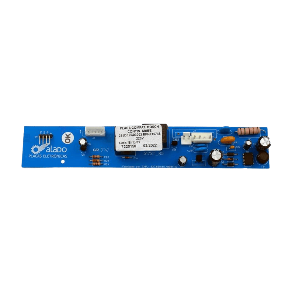 Placa. Bosch Continental Mabe 225d 6254 G002 Rfn715748 ( pino invertido ) 220v - Alado