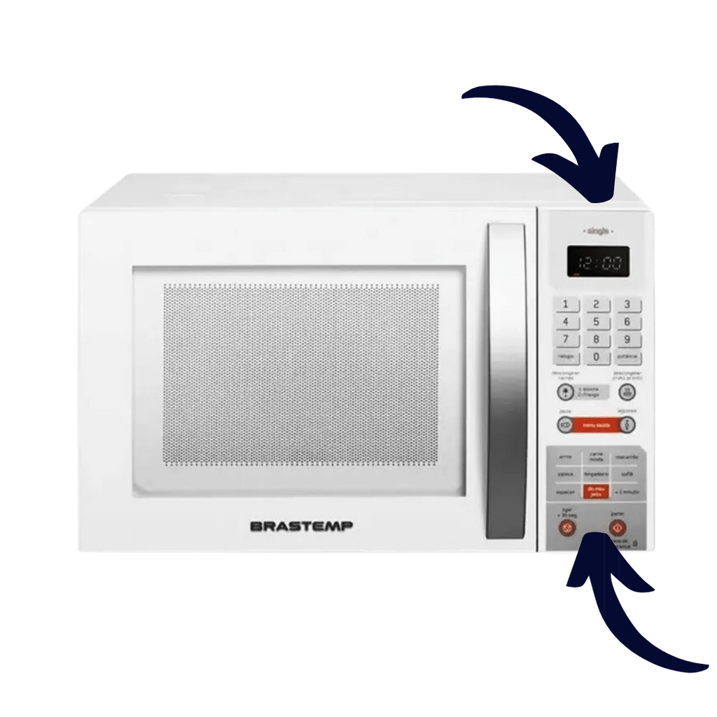 Membrana Micro-ondas Brastemp BMS25AB Branca
