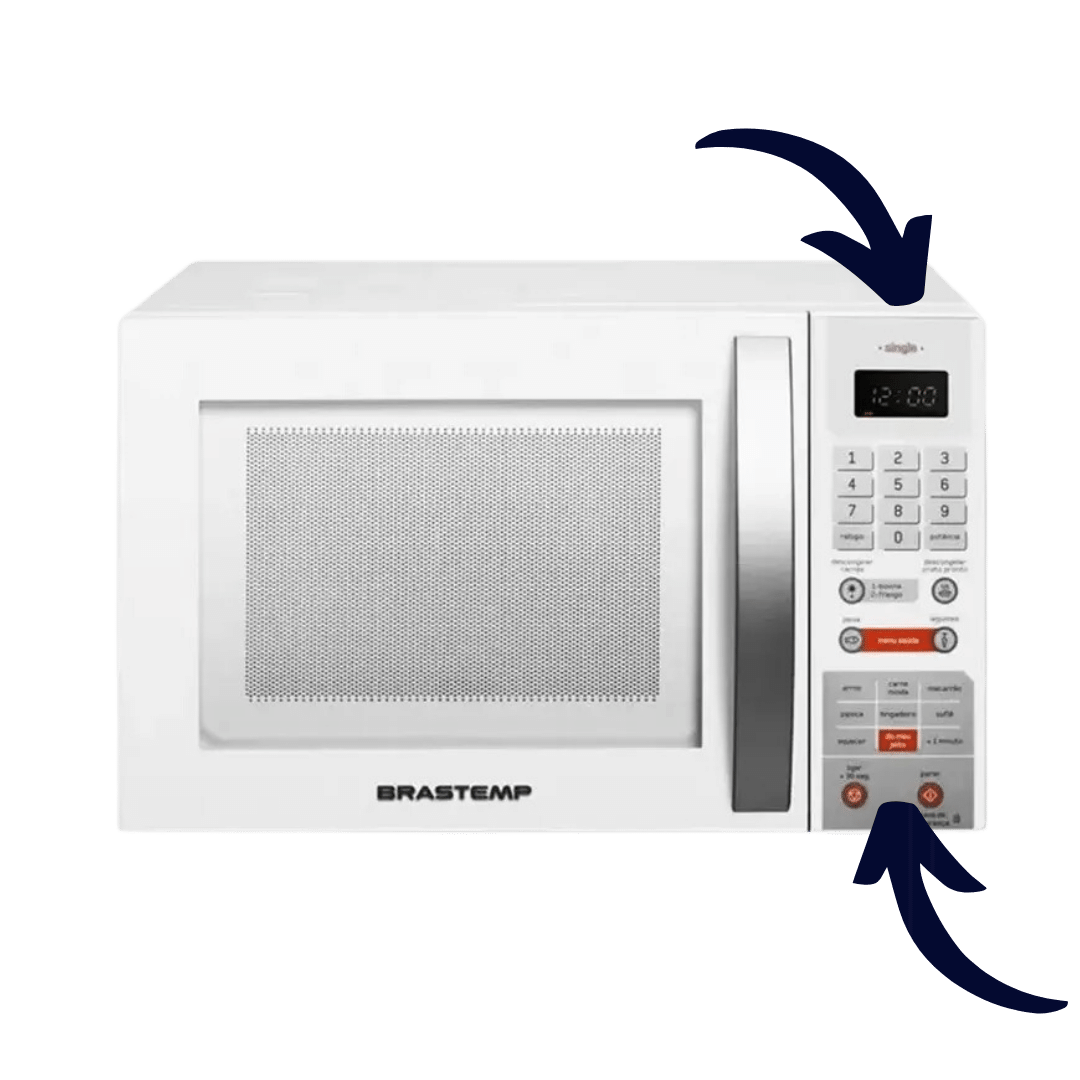 Membrana Micro-ondas Brastemp BMS25AB Branca