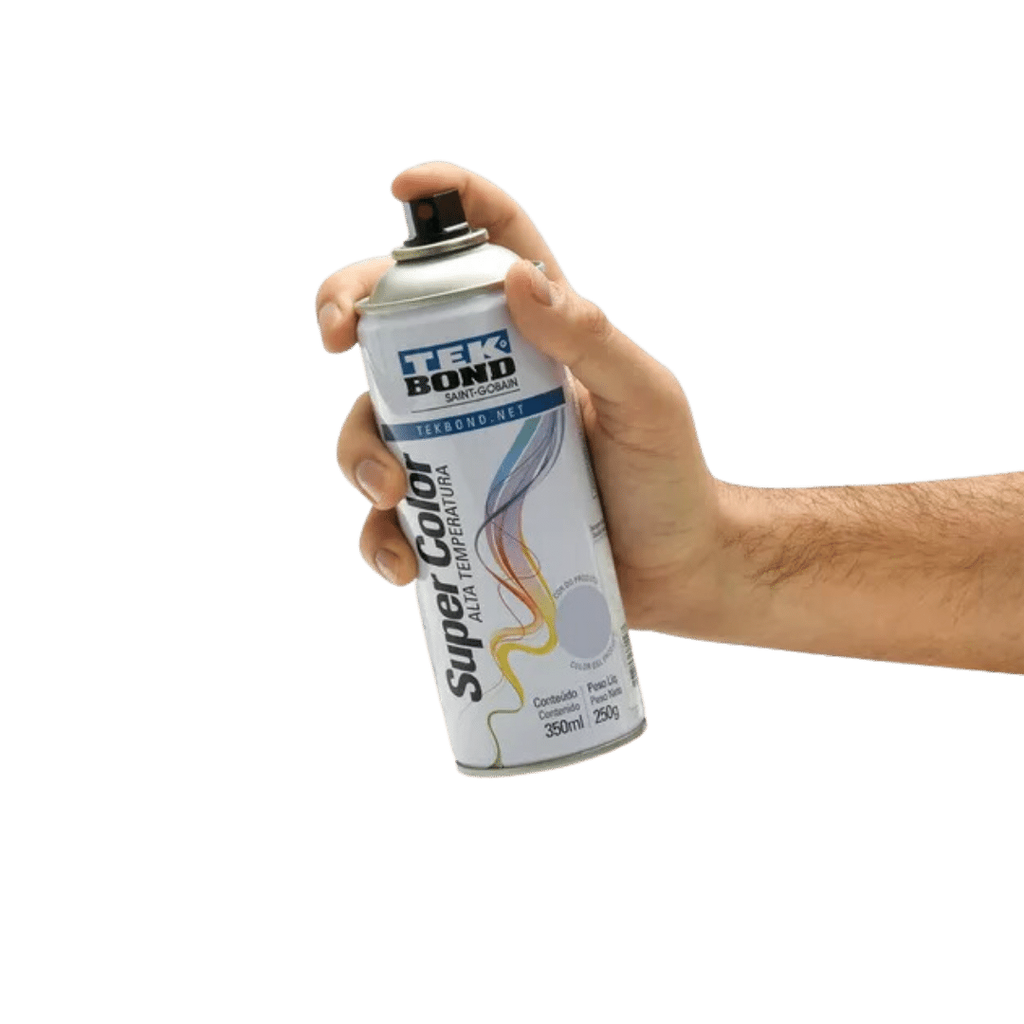 Tinta Spray Platina Uso Geral 350ml - Tekbond