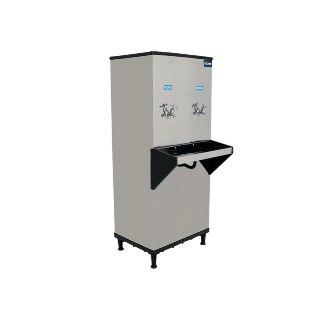Bebedouro Industrial 50L 220v  NG 2 Torneiras ( 1 gelada e 1 natural ) - Myshop
