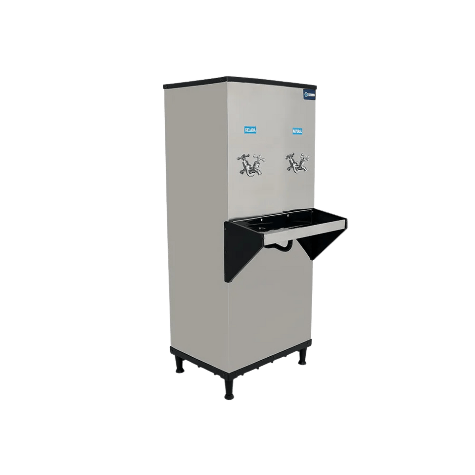 Bebedouro Industrial 50L 220v  NG 2 Torneiras ( 1 gelada e 1 natural ) - Myshop