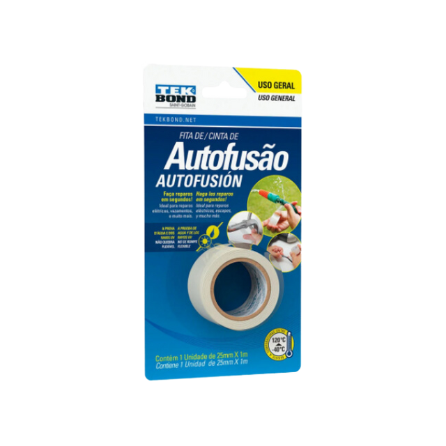 Fita de Autofusõo (25mmx1m) Blister - Tekbond