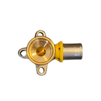 Cotovelo 90° Base Fixa c/ Flange p/ Gás 16mm x 1/2 Prensa ( Multicamada )  - EMMETI
