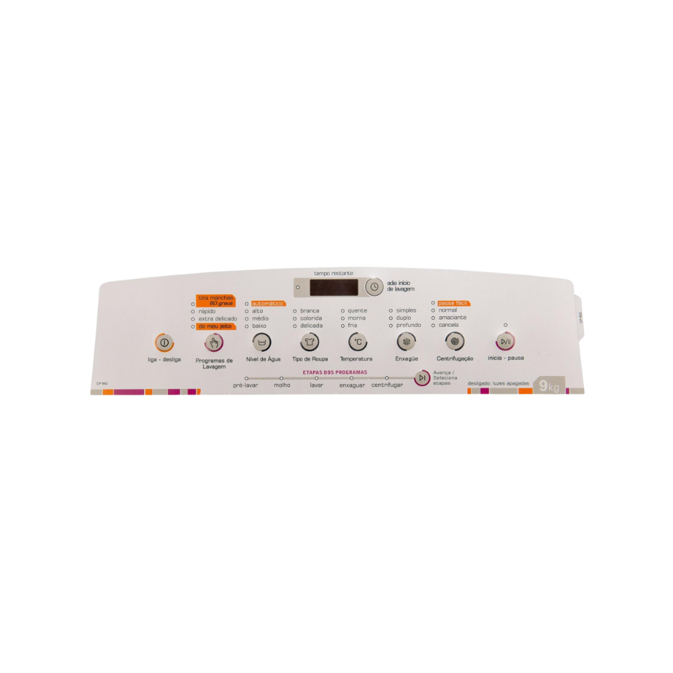 Painel Decorativo Lavadora Brastemp 9kg  BWH09B - CP